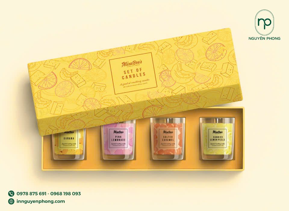 trọn bộ nến thơm quà tặng